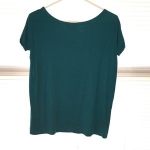 Medium Teal Piko Girl T-Shirt